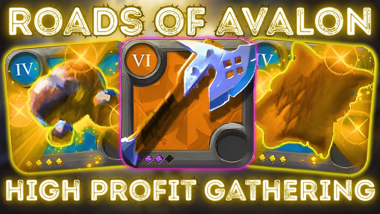 Roads of Avalon is the BEST Zone for Gathering Profit | Albion Online