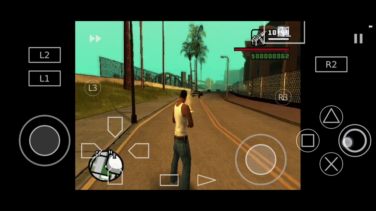 Aethersx2 Configuração Emulador GTA Sa ps2 - Do começo Parte05 - Rodando Liso???