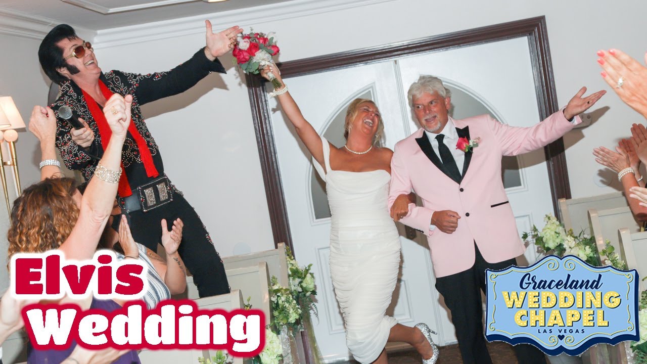 Lisa & Rich's Elvis Wedding in Las Vegas | Graceland Chapel