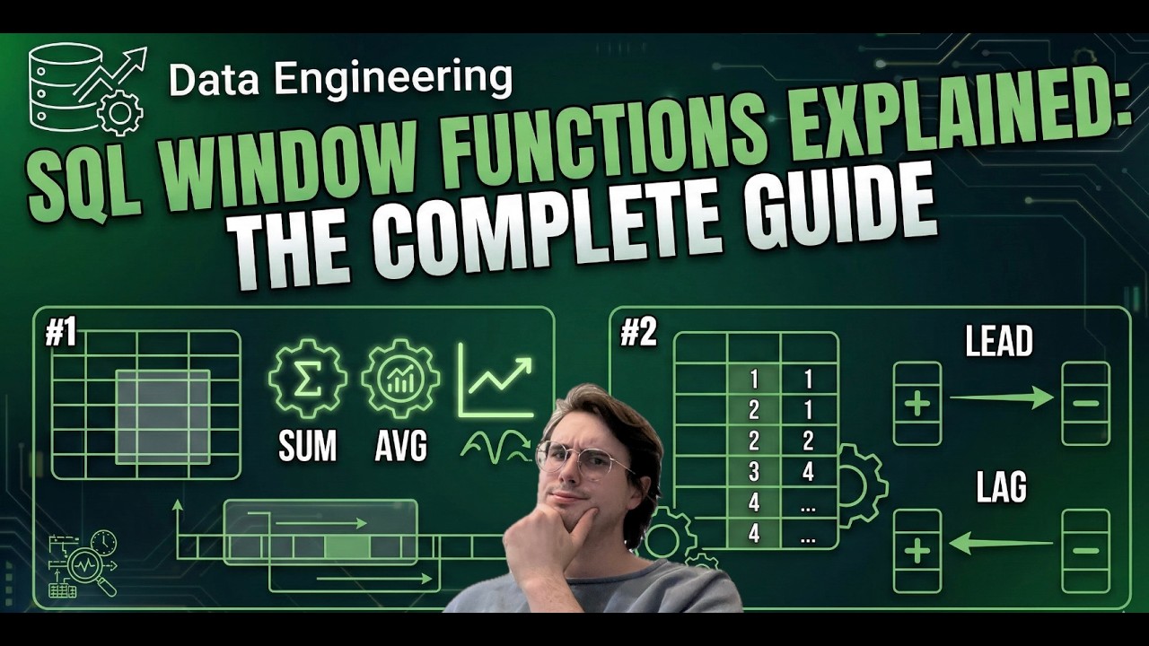 SQL Window Functions for Data Engineers: Complete Deep Dive