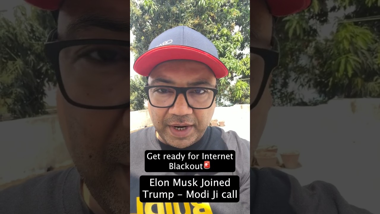 Get Ready For Internet Blackout, Elon Musk Joined Trump - Modi Ji call