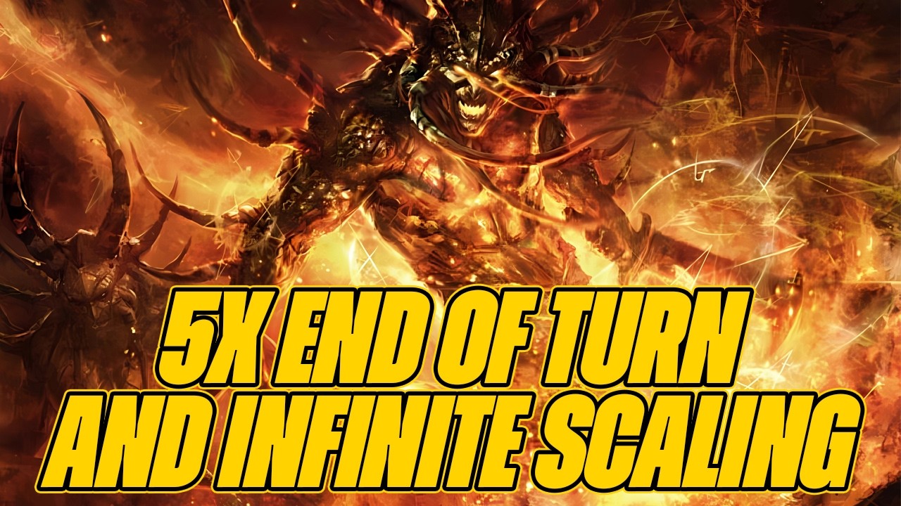 5x End of Turn and Infinite Spell Scaling, Our Build Is Insane