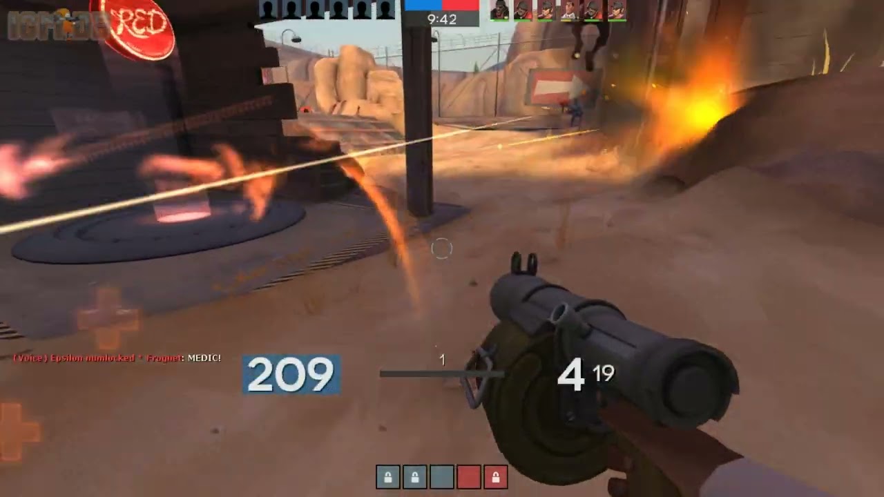 i49 UBF - numlocked demoman POV - Epsilon vs HRG - gullywash