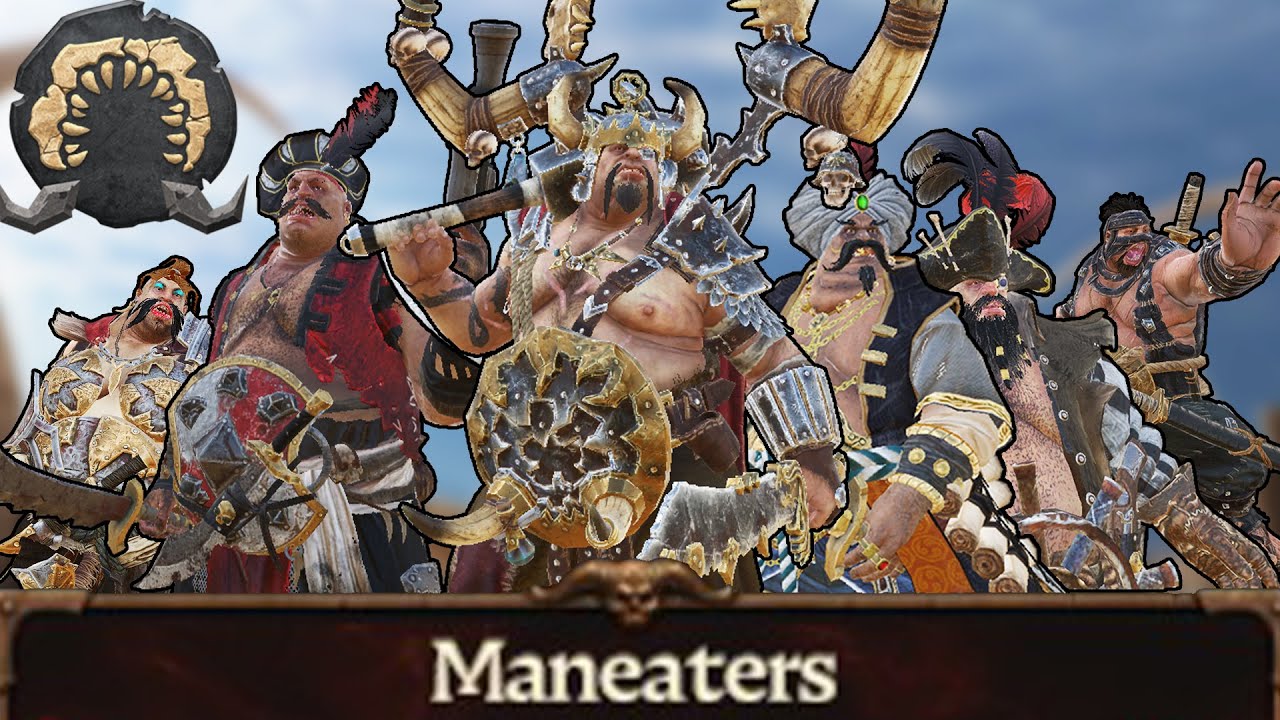 Golgfag & Ogre Maneater Mercenaries in Total war Warhammer3