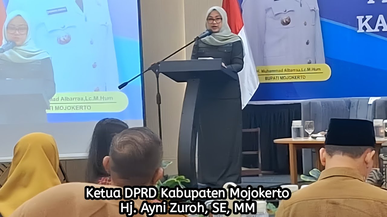 Ketua DPRD Hj. Ayni Zuroh Berikan Pernyataan Dukung Pemindahan Ibukota Kab. Mojokerto  ke Mojosari 
