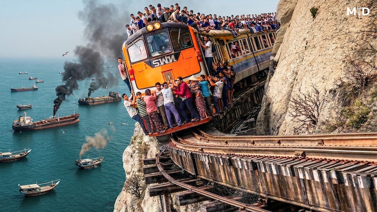 Lugares Imposibles | Las V&iacute;as Ferroviarias M&aacute;s Peligrosas Del Mundo | Documental en 4K