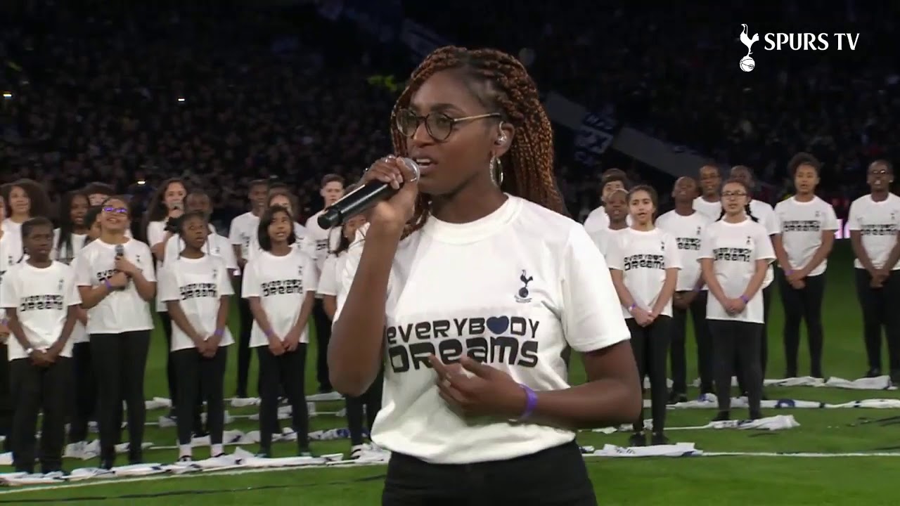 Lanya Matthews - Everybody Dreams : TOTTENHAM HOTSPUR OPENING CEREMONY