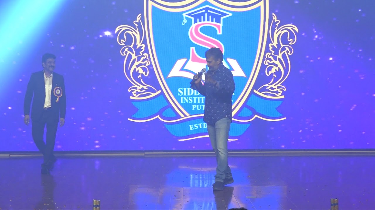 SS Rajamouli inspirational speech & interaction with PUTTUR Siddharth students HD Video