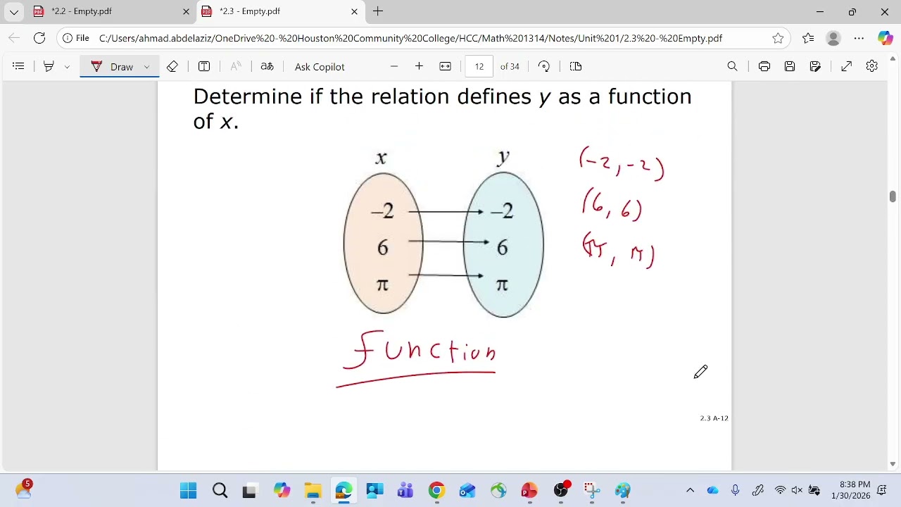 Math 1314 - 2.3 Concepts 1 - 2