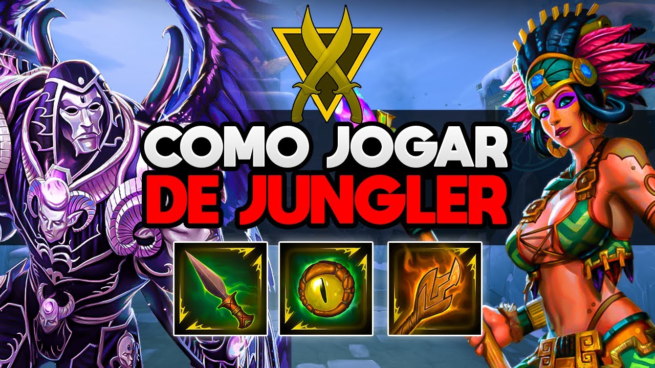 COMO JOGAR NA JUNGLE - Noções básicas de farm, rotate, gank e builds! - ⚡ Smite BR Guia de Jungler