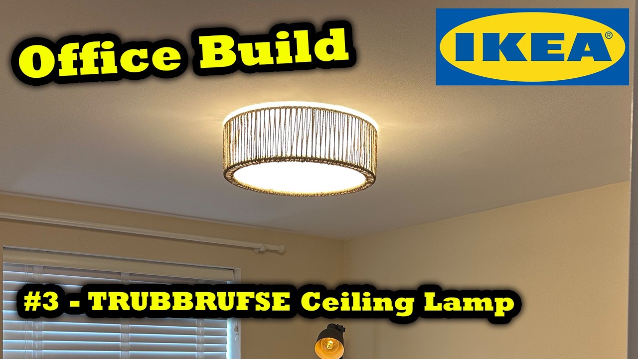 Потолочный светильник IKEA TRUBBRUFSE Sedge 45 см: установка и обзор - Инструкция по установке - ...