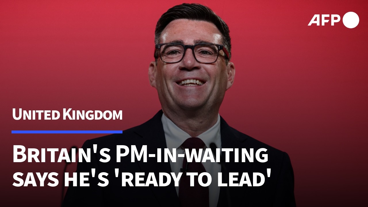UK Labour Party's new leader Andy Burnham says he is 'ready to lead' | AFP