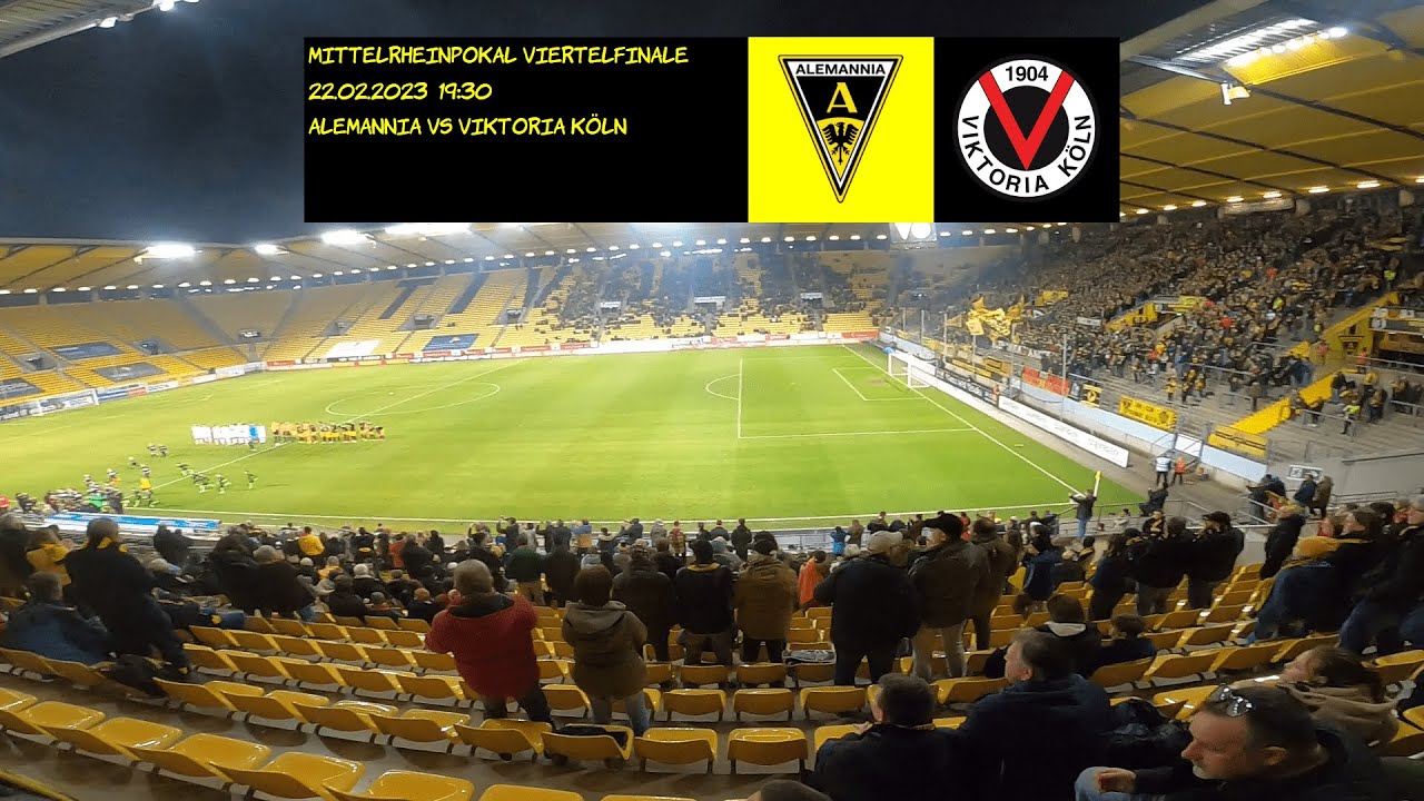Alemannia - Viktoria Köln (22.02.2023, Mittelrheinpokal Viertelfinale)