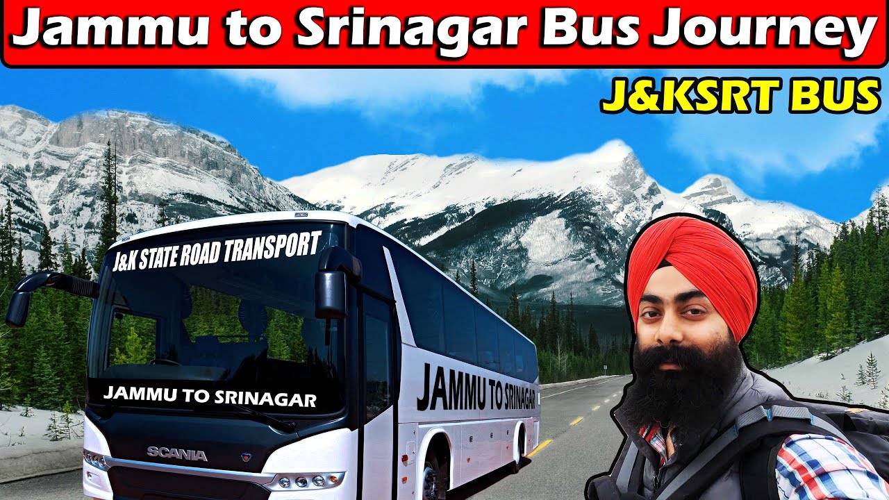 Jammu to Srinagar by Bus | Road Condition | Bus Ticket Price | Bus Journey Duration #srinagar