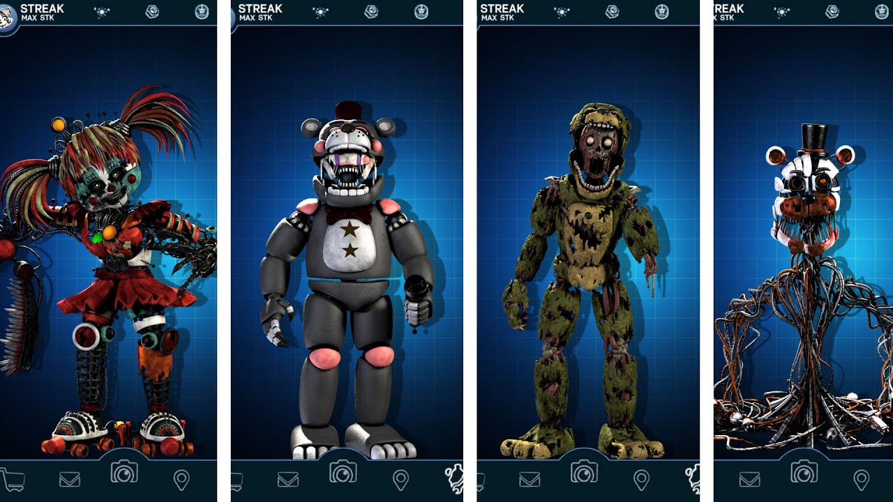 FNAF AR Stylized Scrap Animatronics Workshop Animations (SFM FNAF)