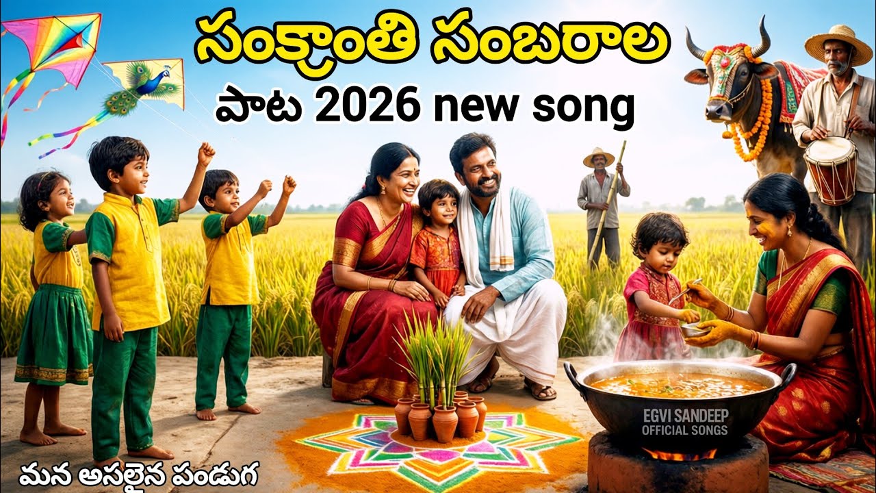 🪁సంక్రాంతి పాట💥మన ఊరి🌄ఫీల్ ఇదే అసలైన సంక్రాంతి🪁పండుగ🫂#egvisandeepofficialsong#2026Sankranti song🥰🫵❣️