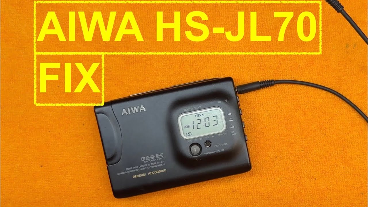 Ремонт кассетного плеера и рекордера AIWA HS-JL70 Walkman #сделай сам #ремонт #специальный японск...