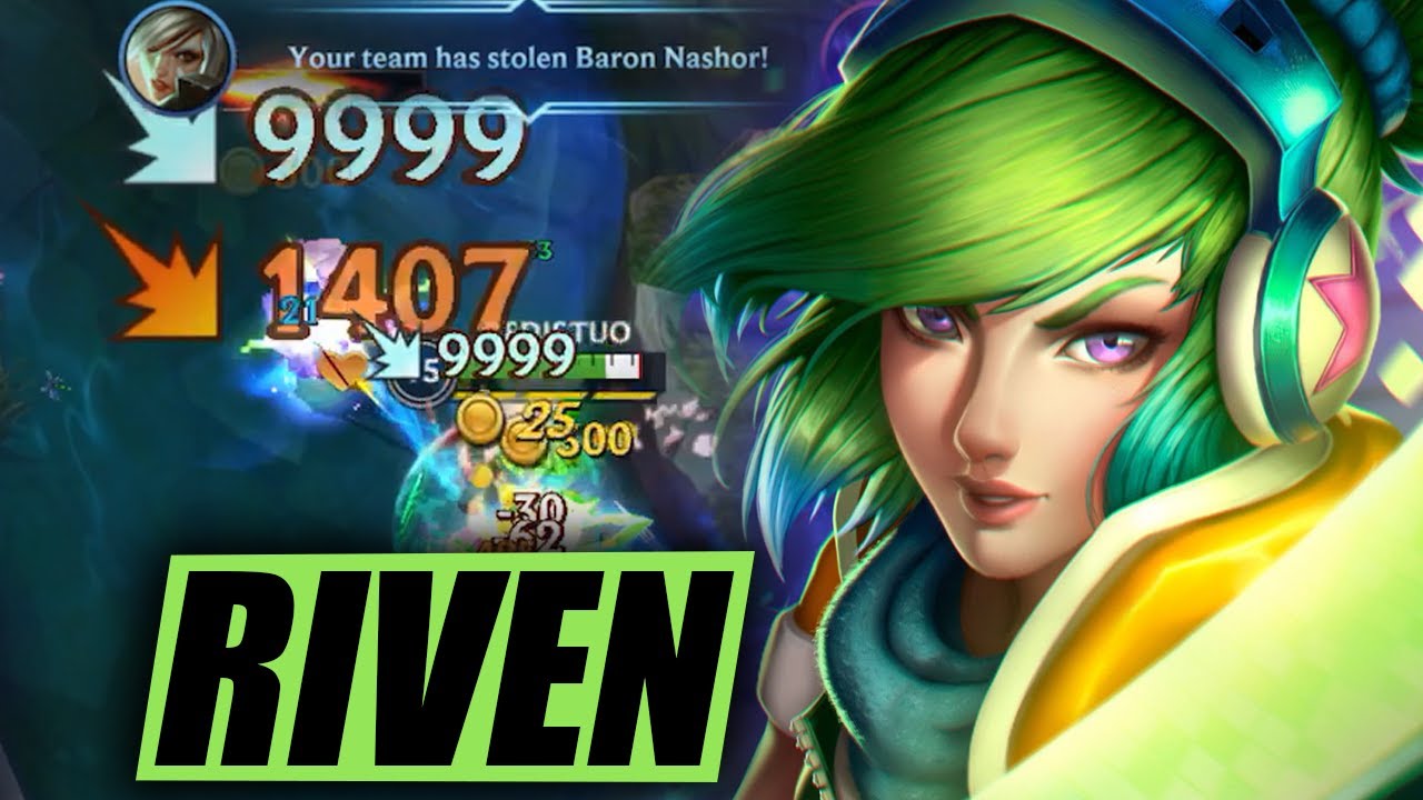 Buff Riven is Now Broken Jungle 1407 Crit Damage!