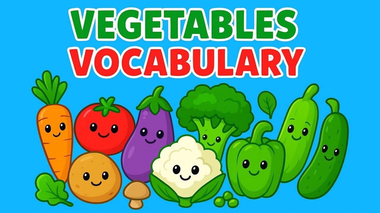 Vegetables Vocabulary for Kids🫜🍅 | Learn English Words 