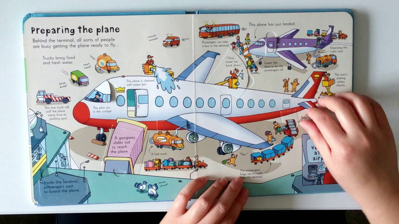 Book Review: Usborne - Look inside an Airport