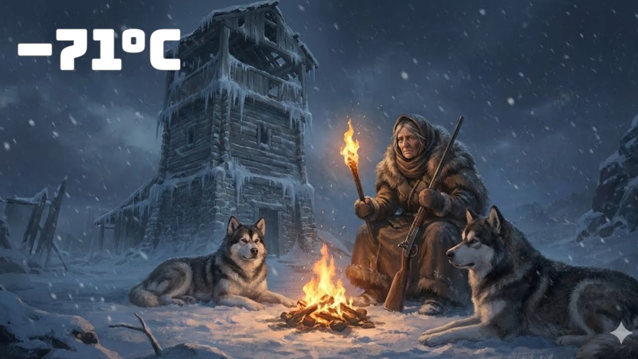 Elderly Man and His Dog Trapped in a Remote Cabin With No Firewood Left | Surviving –71°C Yakutia