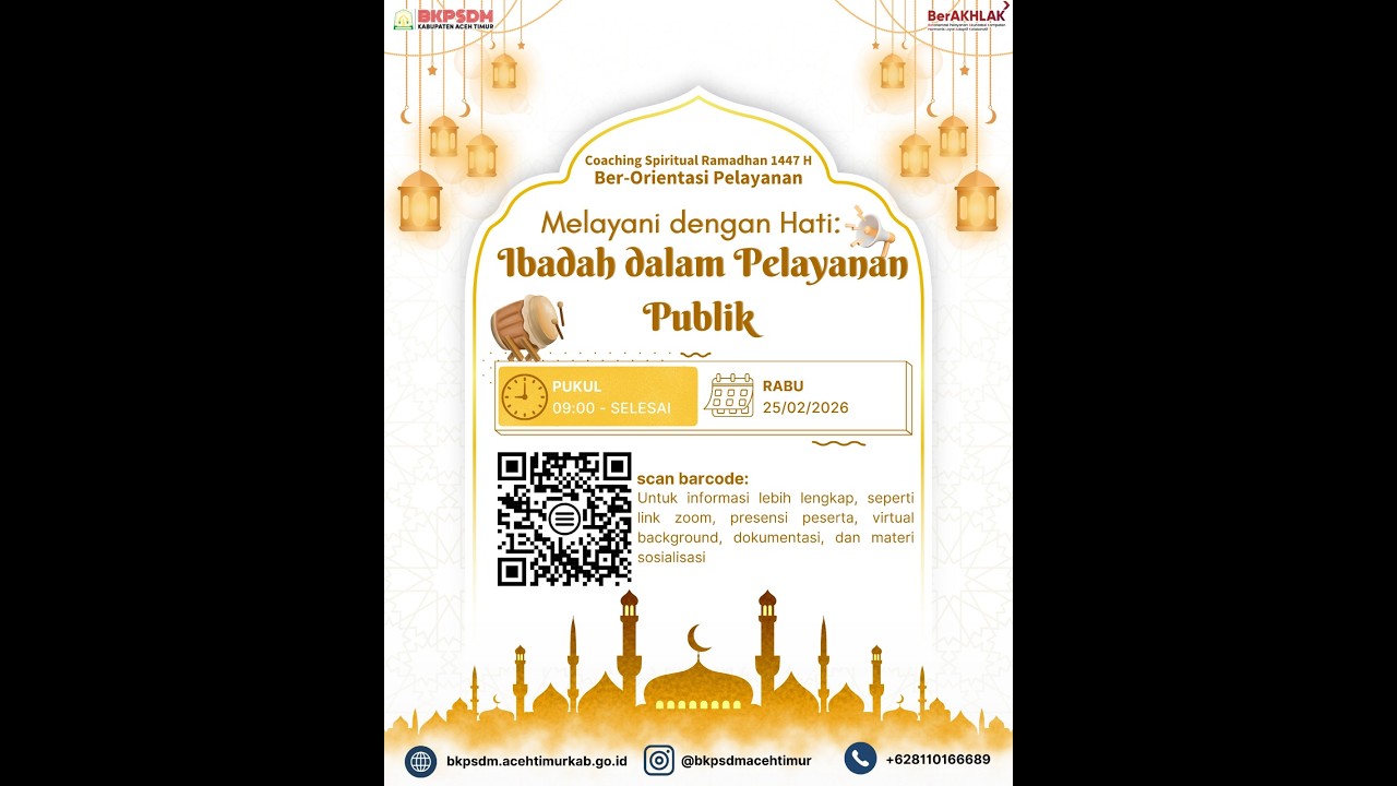Coaching Spiritual Ramadhan 1447 H 