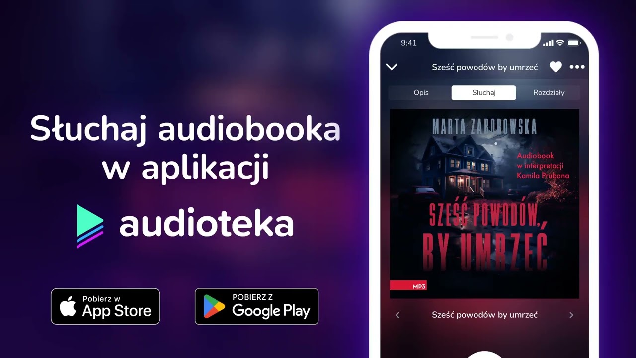 Sześć powod&oacute;w by umrzeć - audiobook |  Marta Zaborowska (czyta Kamil Pruban)