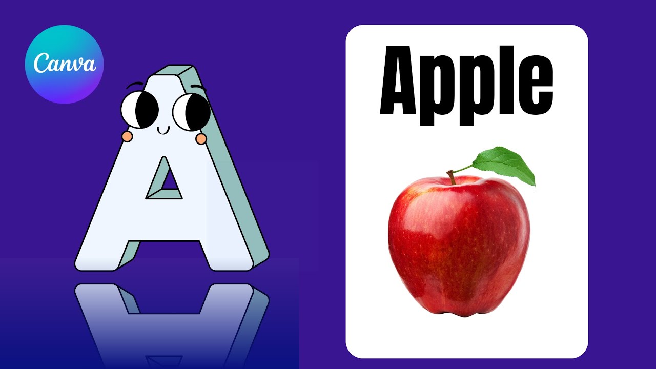 How to create Animation video for kids in canva|Easy Alphabet  Animation Tutorial