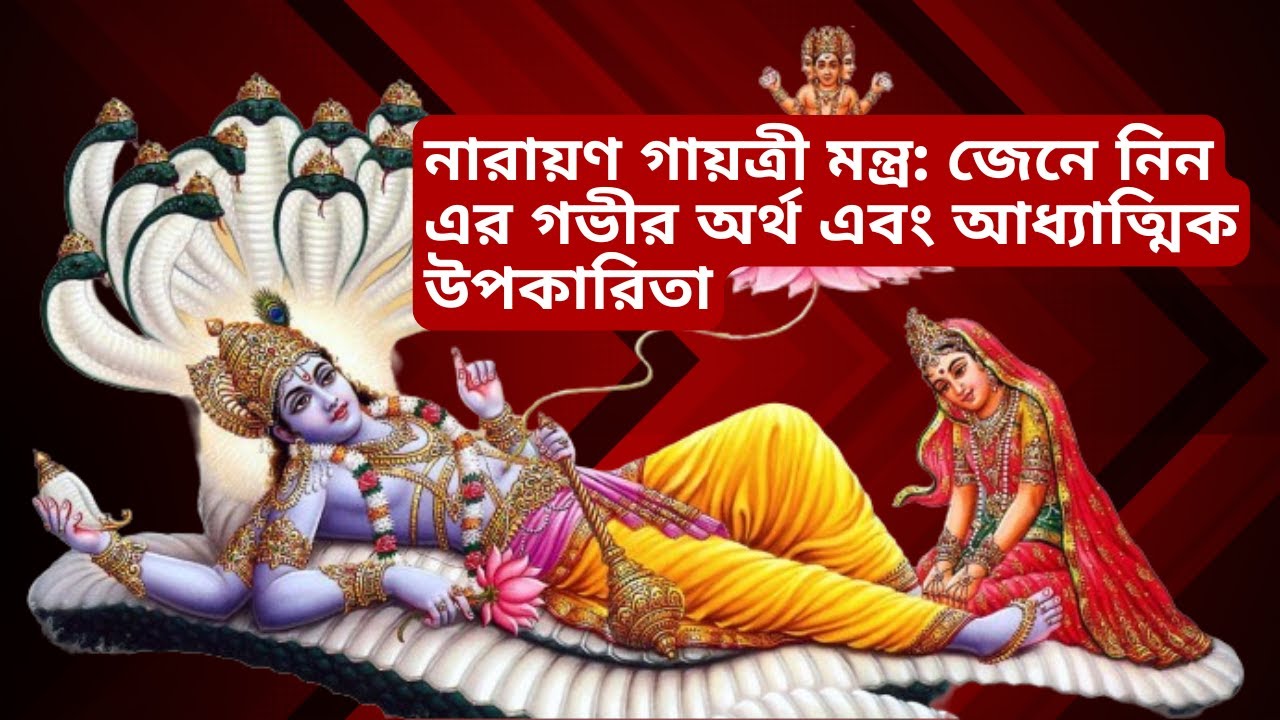 নারায়ণ গায়ত্রী মন্ত্র || জেনে নিন এর গভীর অর্থ এবং আধ্যাত্মিক উপকারিতা, জীবনে শান্তি ও শক্তি আনবে!