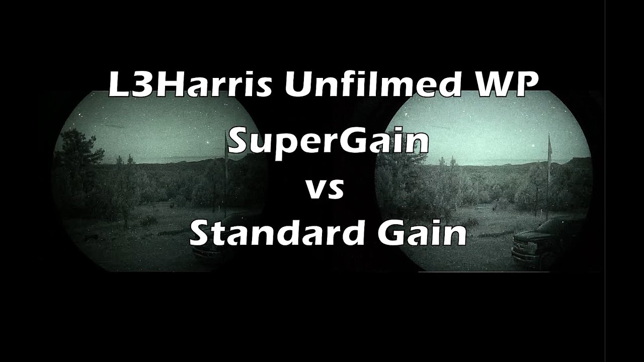 TNVC SuperGain Unfilmed White Phosphor Night Vision Comparison