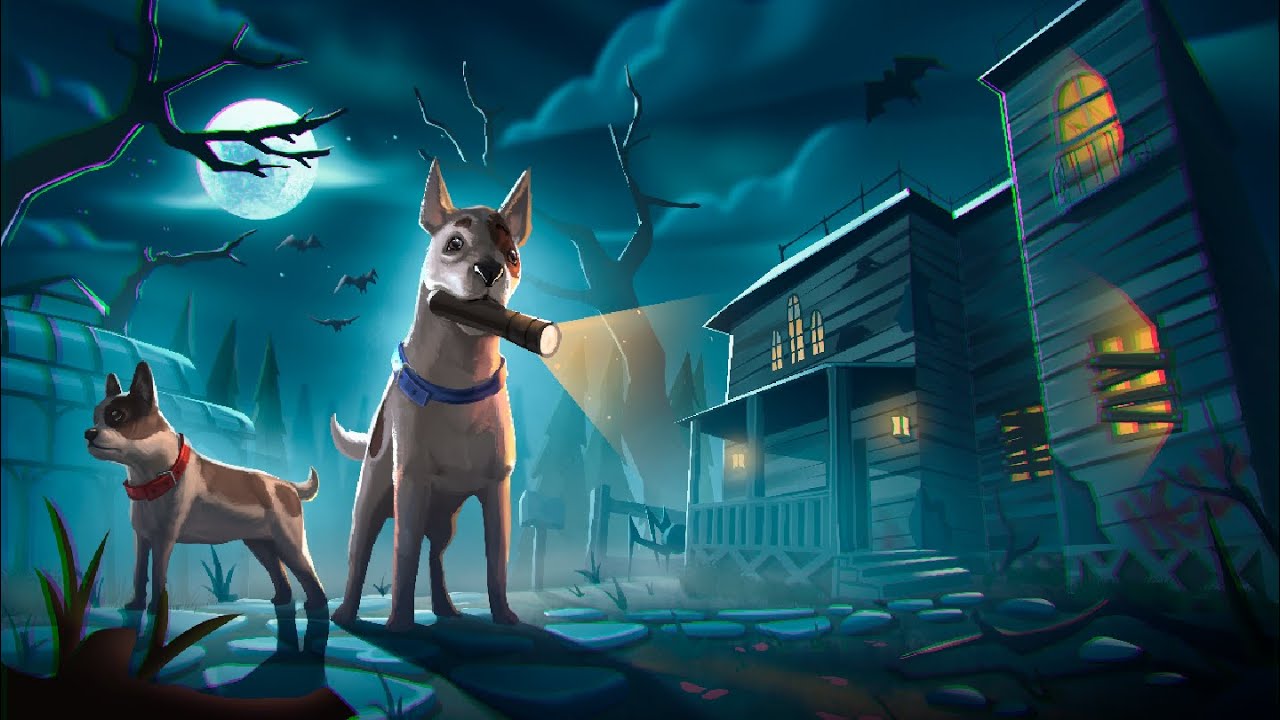 Play as Puppies looking for their owner and surviving the THING that stole her - Haunted Paws Demo