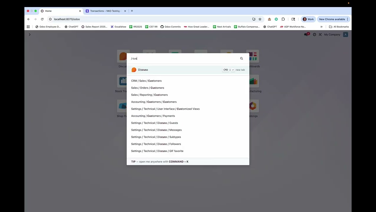 Odoo V18 - Paying Vendors via Stripe