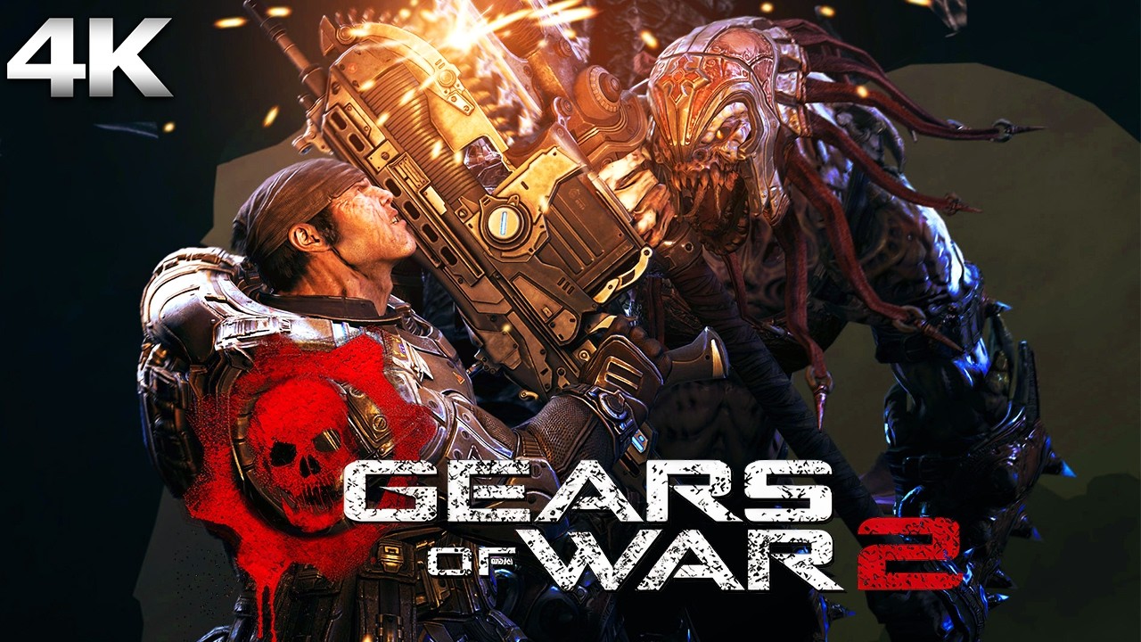 GEARS OF WAR 2 All Cutscenes (Full Game Movie) XBOX SERIES X 4K Ultra HD