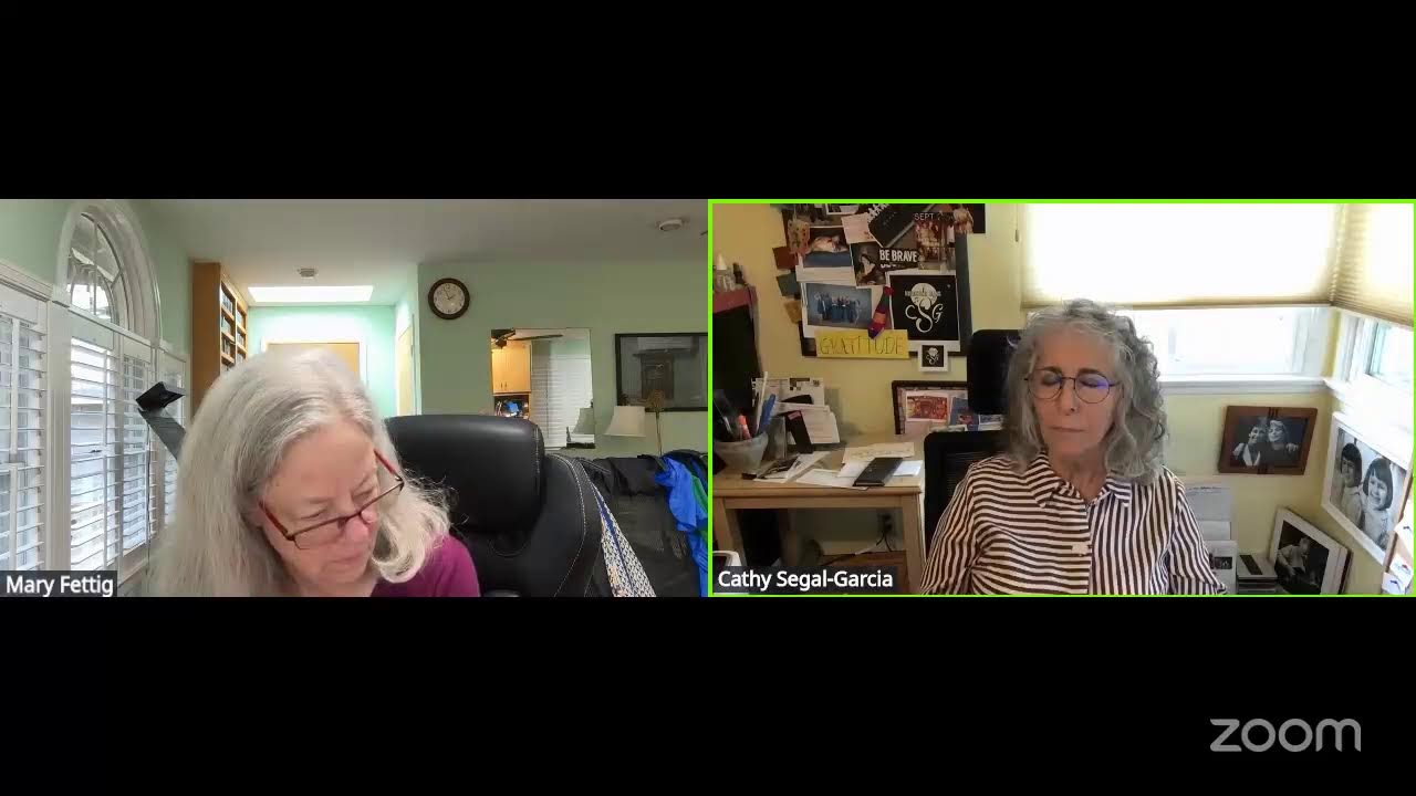 Cathy Segal-Garcia’s Noontime Hang, featuring Mary Fettig, first woman player to play w Stan Kenton!