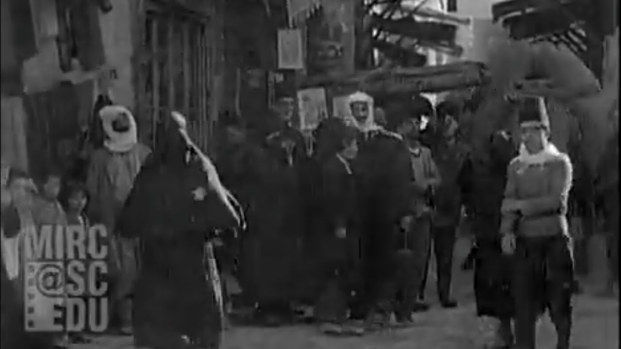 دمشق بتاريخ 8/4/1931 مشاهد من السوق ( صوت وصورة)