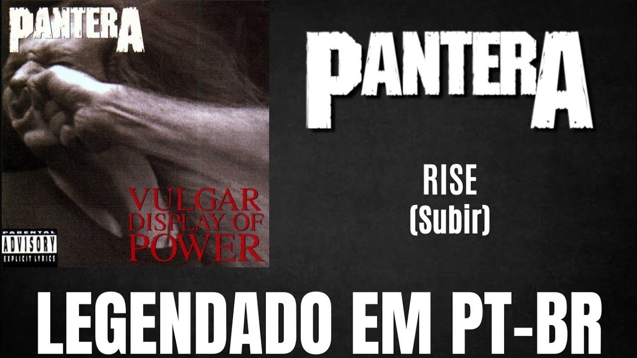 Pantera - Rise, 1992 (LEGENDADO EM PT-BR)