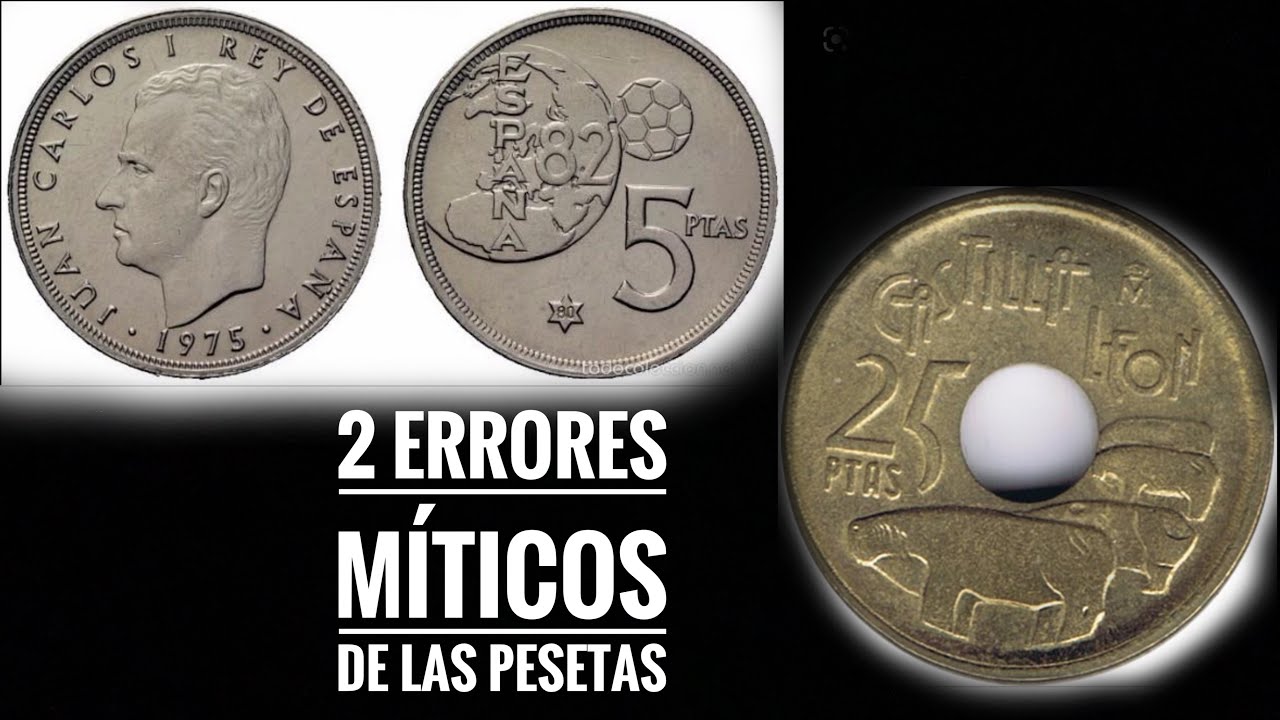 Errores Míticos en las Pesetas
