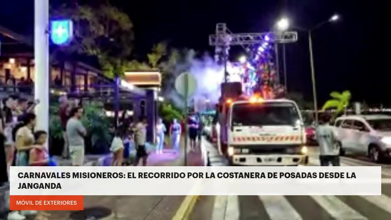 Carnavales Misioneros: El recorrido por la Costanera de Posadas desde la Janganda