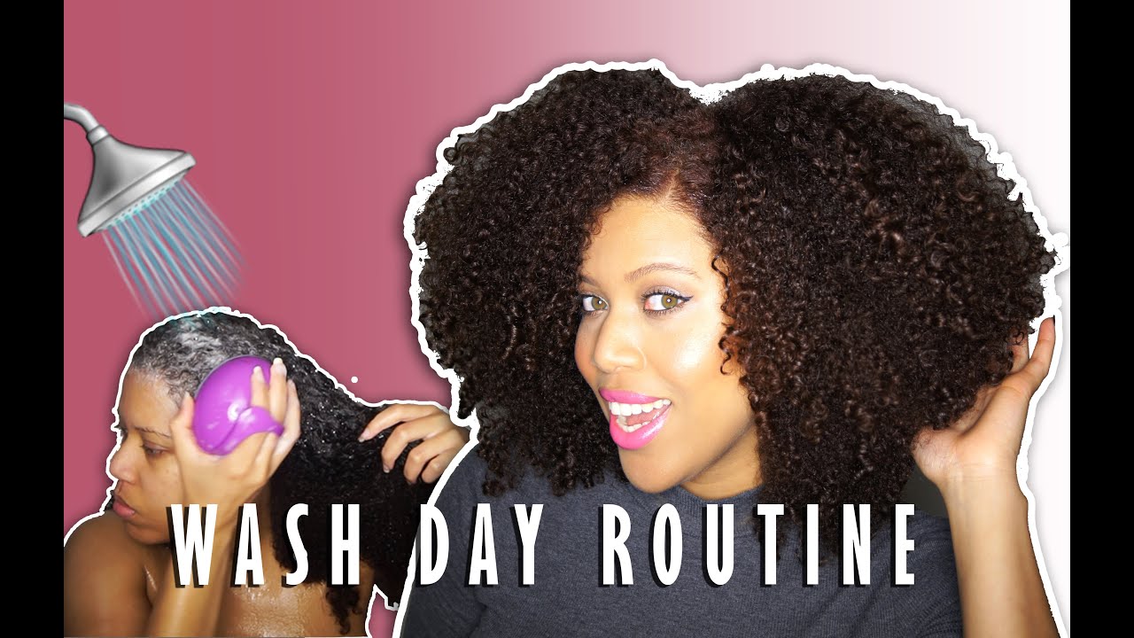 Natural Hair WASH DAY ROUTINE For Color Treaded Hair + TOUCH UP ROOTS AT HOME // Samantha Pollack