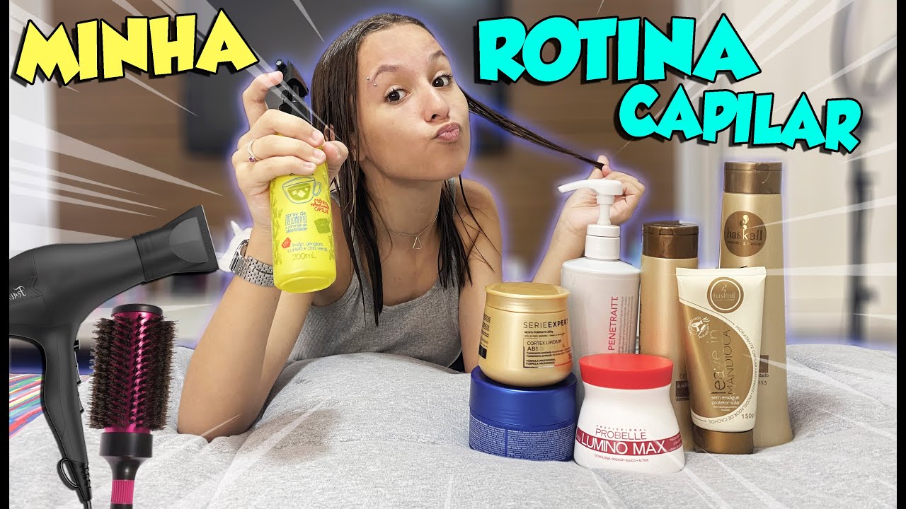 MINHA ROTINA CAPILAR - O QUE USO E FAÇO NO CABELO!