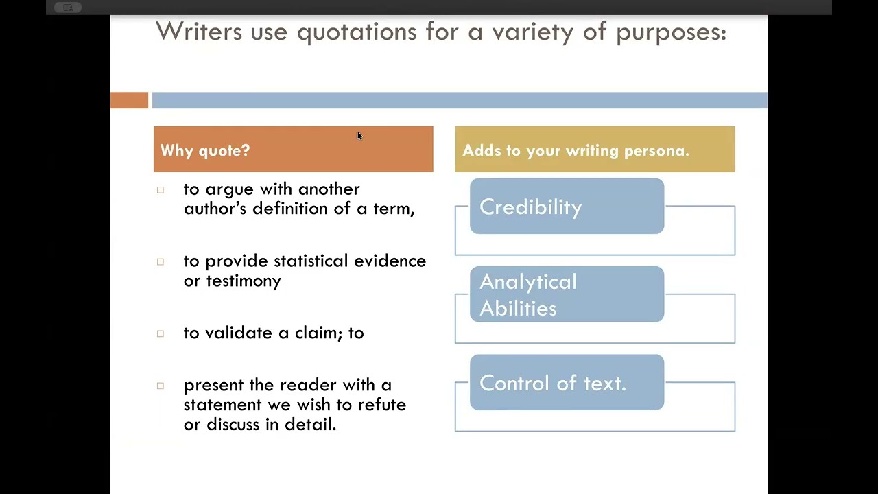 Introducing Sources in MLA format while writing in the Toulmin Model of Argumentation.