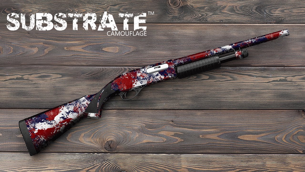 Shotgun Substrate Camo Gun Skin Vinyl Wraps | GunWraps