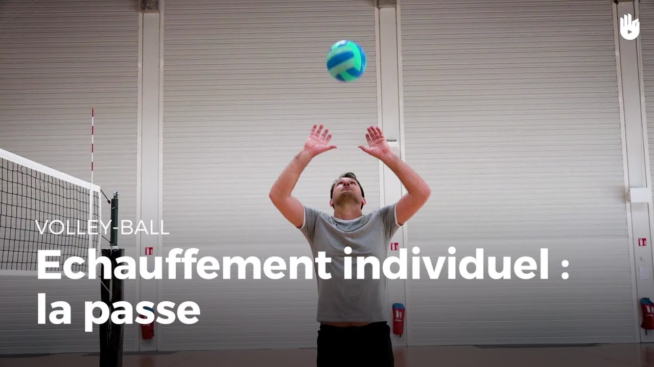 Echauffement individuel : la passe | Volley-Ball