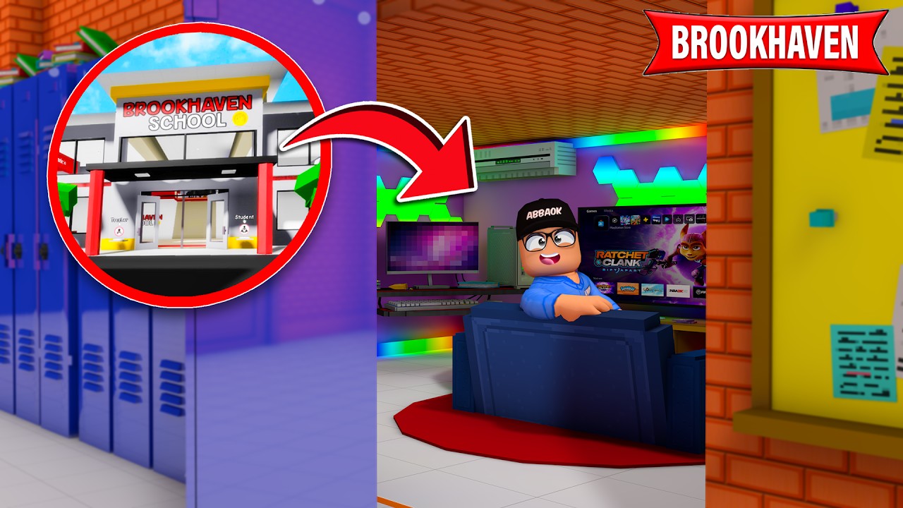 Geheimer GAMING ROOM in der Schule! Bloxburg RP