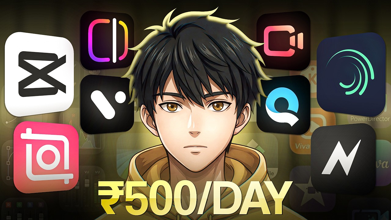 I Tried 100+ Editing Apps... These 5 Build a ₹500/Day Skill | PRISH
