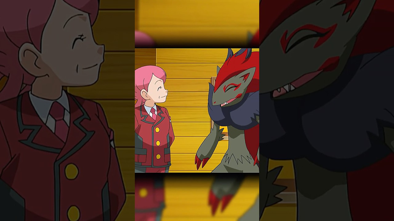 Nurse Joy had a Zoroark 😱 | Part 2 #pokemonedit #pokemonanime #zorua #zoroark #pokemonblackandwhite