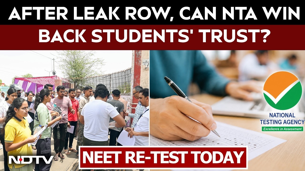 NEET Re-Exam 2026 LIVE | NEET Re-Test Today Under Tight Security, NTA Sends Message