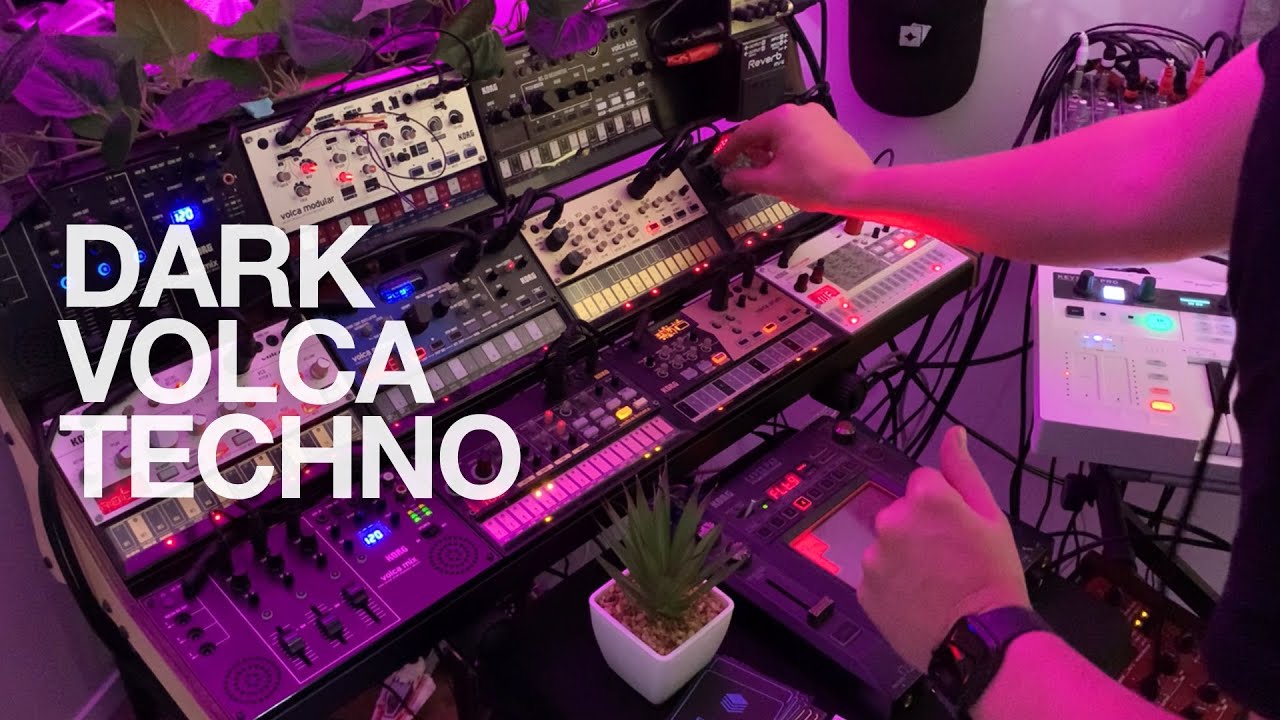 Making dark melodic techno using Korg volcas | Volca Jam 02