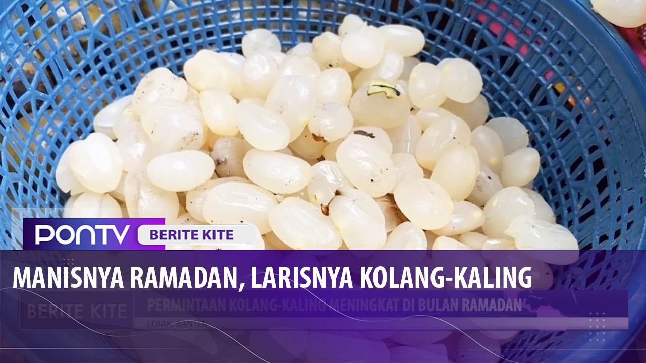 Larisnya Kolang-Kaling Di Bulan Ramadan, Takjil Primadona Diburu saat Puasa