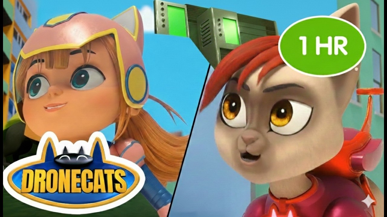 Drone Cats™ Ultimate Rescue Hour 🐱🚁 | 60 Minutes of Action-Packed Drone Adventures